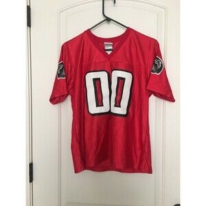 NFL Women's Jersey Shirt Atlanta Falcons #00 Size Large Red White Black